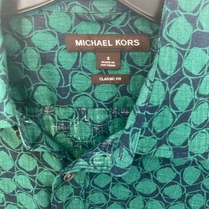 Michael Kors Half Sleeve linen shirt Classic fit
